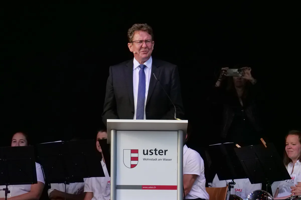 Eröffnung Usterfest 2025 Rösti und Thalmann